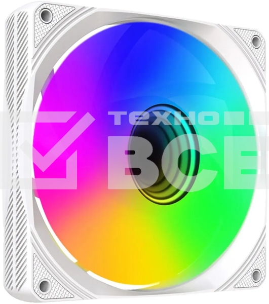 Вентилятор для корпуса Bloody BD-CF120ARGB1 ARGB белый, 120 мм, 1600 об/мин, 26 дБ, 4 pin