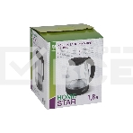 Чайник электрический Homestar HS-1045 1.8л, стекло, пластик, черный, фото2