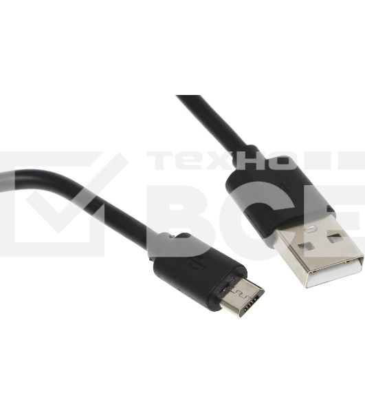 Кабель Buro BU-MICROUSB-1M USB (m)-micro USB (m) 1м черный
