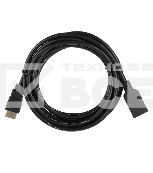 Кабель ACD-DHHF1-30B HDMI 1.4, Golden Plated,19m/19f, HDMI extension, черный, 3м (742286)