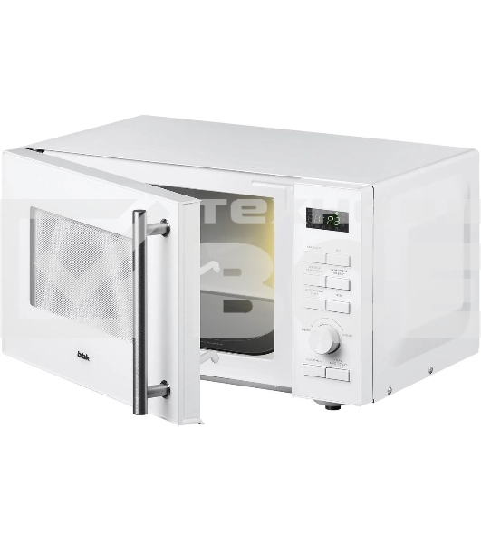 Микроволновая печь BBK 23MWS-951T/W белый, 23 л, 900 Вт, переключатели - кнопки/поворотный механизм