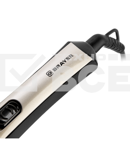 Электрощипцы BRAYER BR3203, 9 мм, PTC Heating, Max t.210, Зажим для волос, Шнур 1,8 м.