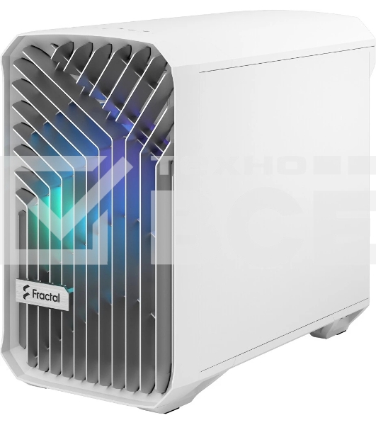 Компьютерный корпус без блока питания Fractal Design Torrent Nano RGb TG Clear Tint, Mini-Tower, 1x180мм RGb, 2xUSB-A 3.2 + 1xUSB 3.2 Type-C mITX, mDTX белый