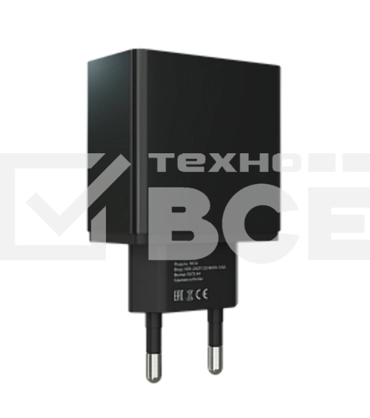 Сетевое зарядное устройство MORE CHOICE (4610196409868) NC11 СЗУ 2USB 2.4A черный черный