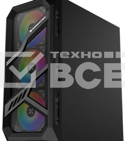 Компьютерный корпус Xigmatek Lamiya EN40016 ATX, USB 3.0x1+USB 2.0x2, Front & Left TG, 4PCS X24A Fan, Galaxy II Fan Control Box & Remote (748113)