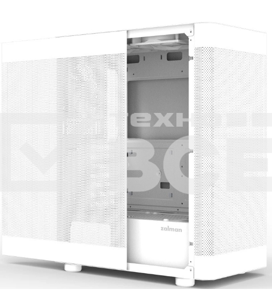 Компьютерный корпус ZALMAN i4, ATX, белый, FRONT MESH, SIDE MESH, 2x3.5