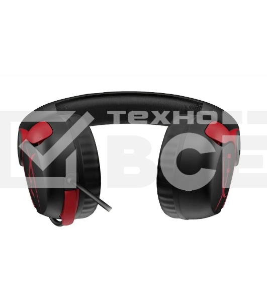 Гарнитура проводная с микрофоном HyperX Cloud Mini черный/красный накладные оголовье (7G8F4AA)
