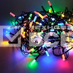 Гирлянда светод. Funray Лучики, SE-BEAM-110M, 10М, 100LED, мульти (4цв.),темно-зел.шн.0,7м,контр., фото9