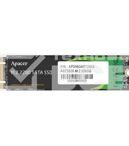 Накопитель SSD Apacer M.2 2280 256GB AST280X Client SSD AP256GAST280X-1