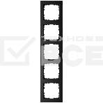 Рамка Jasmart 5-м G-Classic черный матовый soft touch, фото2