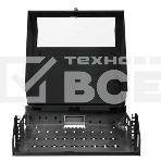 Шкаф коммутационный NTSS (NTSS-SOHO5U-BL) настенный 5U 520x140 мм пер. дв. стекл несъемн. бок. пан. 80 кг черный, фото3