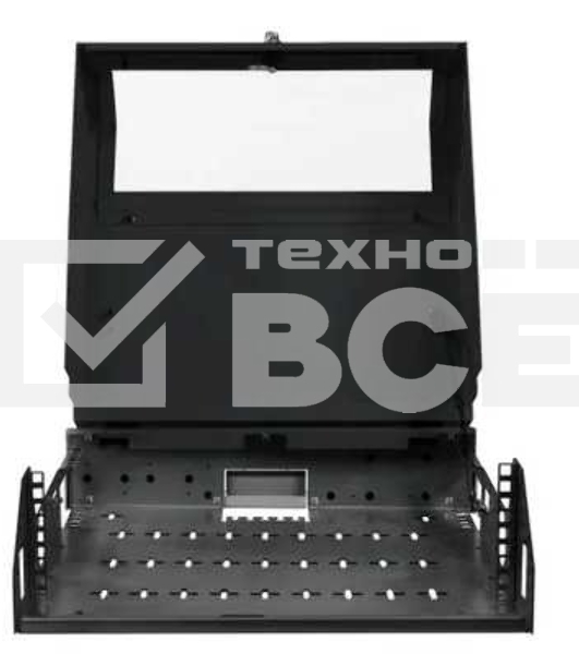 Шкаф коммутационный NTSS (NTSS-SOHO5U-BL) настенный 5U 520x140 мм пер. дв. стекл несъемн. бок. пан. 80 кг черный