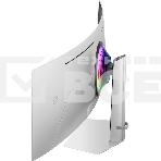 Монитор 49' Samsung Odyssey OLED G9 S49DG934SUXEN OLED 5120x1440, 240 Гц, 0.03 мс, 32:9, 250 кд/м², 2xHDMI 2.1, DP 1.4, 2xUSB-C, 3.5 Jack, HDR10+, FreeSync Premium Pro, изогнутый экран (1800R), серебристый, фото8