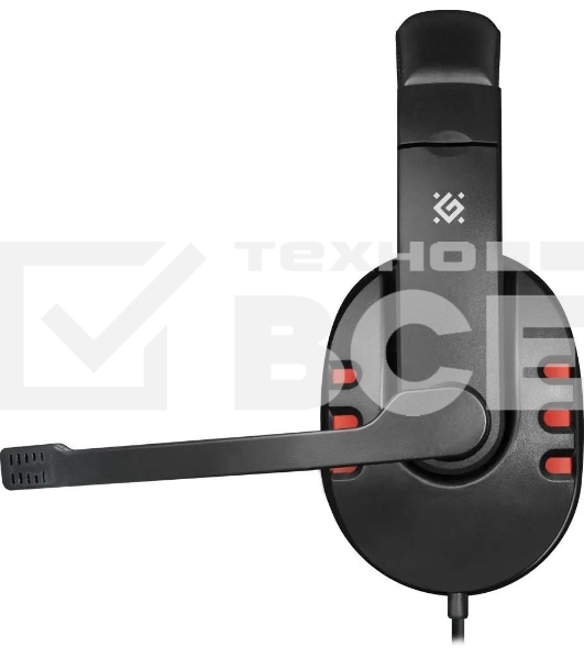 Гарнитура проводная Defender Warhead G-160 черный, кабель 2,5 м