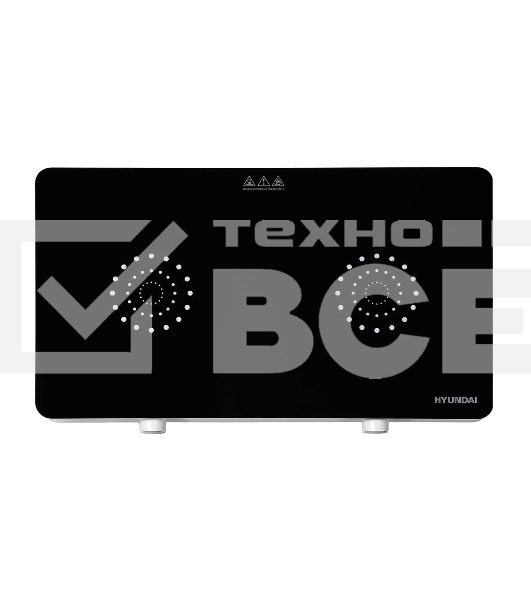 Плита настольная электрическая Hyundai HYC-0108 белый стеклокерамика (настольная)
