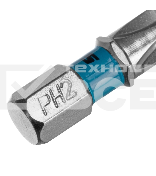 Бита PH2х25мм, сталь S2, шестигр., 10 шт