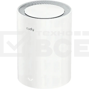 Маршрутизатор Cudy BE3600 Wi-Fi 7 Mesh Solution Gigabit Dual Band 1-Pack, Chipset Broadcom, 802.11be/ax/ac/a/b/g/n, 2882Mbps at 5GHz + 688Mbps at 2.4GHz, 3 x 10/100/1000Mbps Ports, Internal antennas, Zerotier/PPTP/L2TP/OpenVPN/WireGuard, MLO, MU-MIMO, Guest network, WPS, DDN