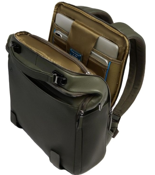 Рюкзак мужской Piquadro Modus CA4818MOS/VEVE оливковый кожа