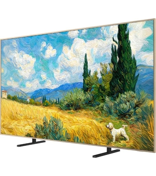 Телевизор TCL 65' 65A400 Pro, бежевый, QLED, 3840x2160 4K Ultra HD, 144 Гц, Google TV, 3 ГБ/32 ГБ