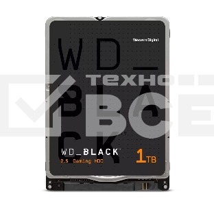 Жесткий диск WD 1Tb 7200rpm SATA-III  WD10SPSX Black 64Mb 2.5