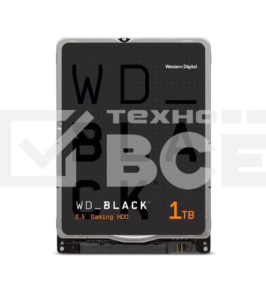 Жесткий диск WD 1Tb 7200rpm SATA-III  WD10SPSX Black 64Mb 2.5