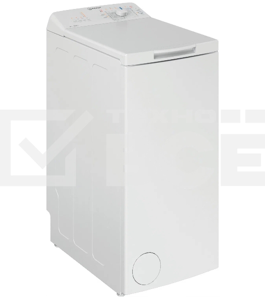 Стиральная машина  Indesit BTW L60400 белый, загрузка вертикальная 6 кг, 1000 об/мин., класс: А