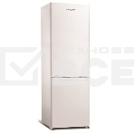 Холодильник Kraft KF-DF205W белый двухкамерный 166/64л морозилка снизу, фото 1