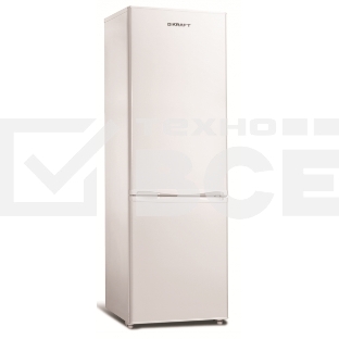 Холодильник Kraft KF-DF205W белый двухкамерный 166/64л морозилка снизу