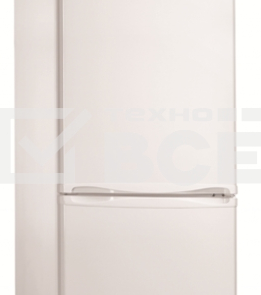 Холодильник Kraft KF-DF205W белый двухкамерный 166/64л морозилка снизу