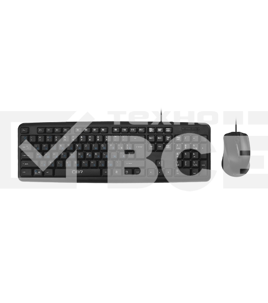Комлект (клавиатура + мышь) CBR KB SET 710 проводной, USB, 104 клавиши, длина кабеля 1,8 м