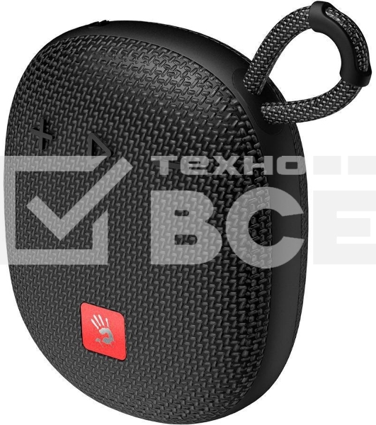 Колонка портативная A4Tech Bloody S3 Carry черный 5W 1.0 BT 10м 1600mAh (S3 CARRY BLACK)