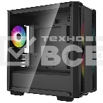 Компьютерный корпус DeepCool CC360 ARGB (R-CC360-BKAPM3-G-1) (mATX, без БП, 2xUSB, с окном), фото5