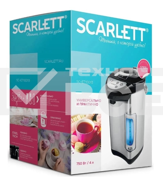 Термопот Scarlett SC-ET10D13 черный