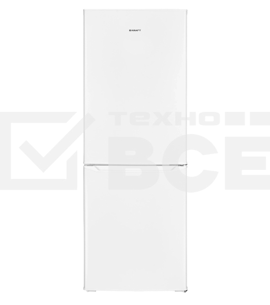 Холодильник Kraft KF-DC230W белый двухкамерный 153/72 морозилка снизу