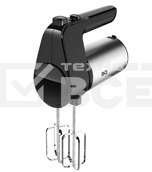 Миксер BQ MX323 Steel-black, Мощность 500 Вт, 6 скоростных режимов, Режим ТУРБО