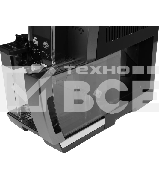 Кофемашина автоматическая DeLonghi Dinamica Plus ECAM380.95.TB черный/серый, исп. кофе - зерновой/молотый, 1.8 л, 1450 Вт, 15 Бар.
