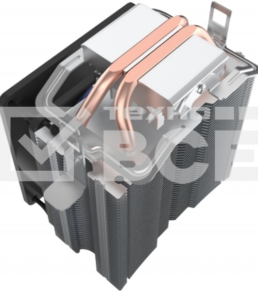 Кулер PCCooler S93 V2 S775/115X/AM2/AM3/AM4/FM1/FM2 (40 шт/кор, TDP 102W, вент-р 90мм, 2 тепловые трубки 6мм, 2200RPM, 22dBa)
