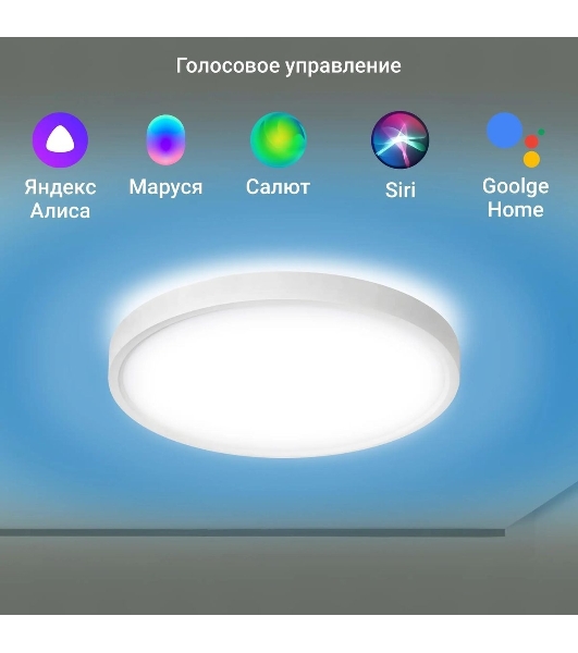 Умный светильник Digma TopLight TL40 потолоч. белый (TL40)