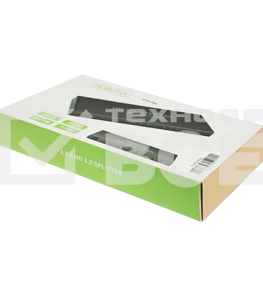 Сплиттер аудио-видео Premier 5-872-8V2 HDMI (f)/8xHDMI (f) черный