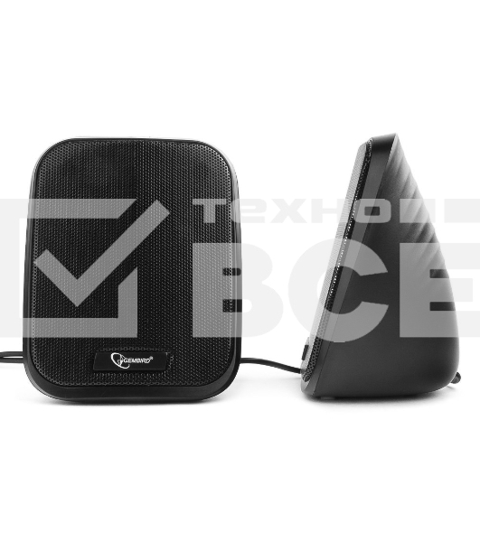 Акустич. система 2.0 Gembird SPK-100, черный, 6 Вт, рег. громкости, USB-питание					