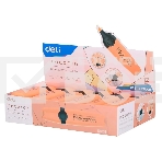 Текстовыделитель Deli EU356-OR Macaron скошенный пиш. наконечник 1-5мм персиковый, фото2