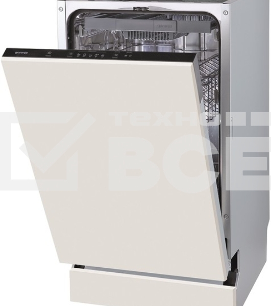 Встраиваемая посудомоечная машина Gorenje GV520E10, узкая, А++