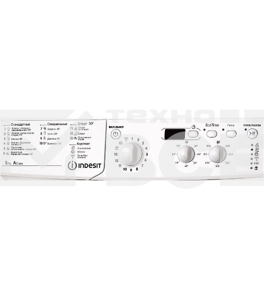 Стиральная машина Indesit IWSD 51051 CIS белый, загрузка фронтальная 5 кг, 1000 об/мин., класс: А
