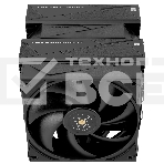 Кулер для процессора Thermalright Royal Pretor 130 черный (4-pin PWM, 158mm, Ni/Cu, 6x6mm, 1x120+1x130mm, 80.45CFM/81.88CFM, 29.4dBA/28.3dBA, 2150PM/1750RPM, S: 1200, 1700, 1851, 2011, 2066, 115X, AM4, AM5, black), фото16