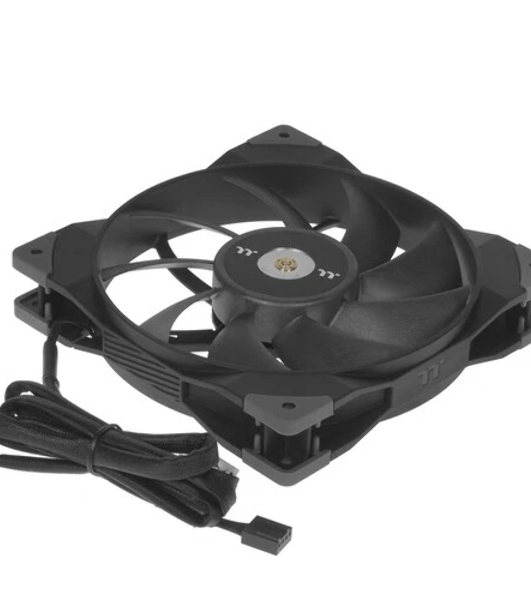 Вентилятор для корпуса Thermaltake TOUGHFAN 14 черный, 140 мм, 2000 об/мин, 33.2 дБ, 4 pin