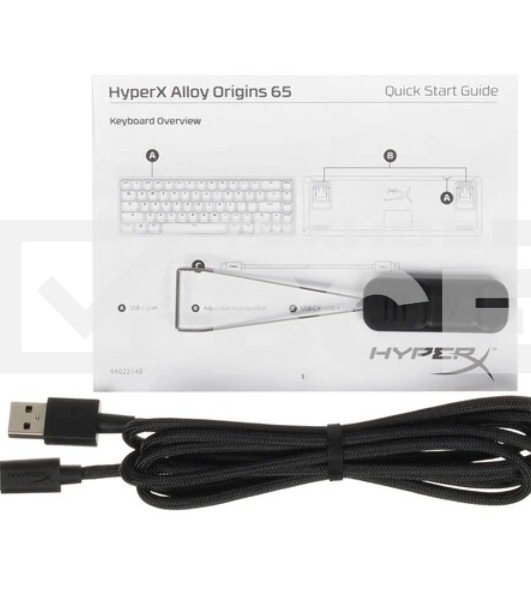 Клавиатура игровая HyperX Alloy Origins 65 (RUS) черный