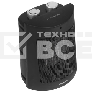 Тепловентилятор Willmark FHC-1820B, черный, 1500 Вт, 15 м2, термостат