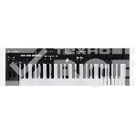 Клавиатура MIDI [231522] Arturia [KeyLab Essential 49 mk3 Black] 49 клавиш, LCD дисплей, 9 энкодеров, 8 пэдов, 9 фейдеров, 12 кнопок управления, колеса высоты тона и модуляции, 1/4