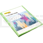 Папка-портфолио с 40 прозрачными вкладками Silwerhof Create SCR-P40GRN A4, пластик, 0.7мм, карман на лицевой стороне, зеленый, фото2