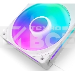 Вентилятор для корпуса Case Cooler NZXT F240 RGb Core (120x120x25мм, 4-pin PWM, RGb, 75.12CFM, 30dBA, 2400RPM, белый, Single-Frame RGb Fan Unit), фото4